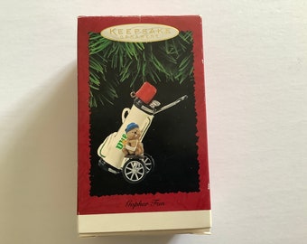 1995 Hallmark “GOPHER FUN” Christmas Ornament, New, Open Box