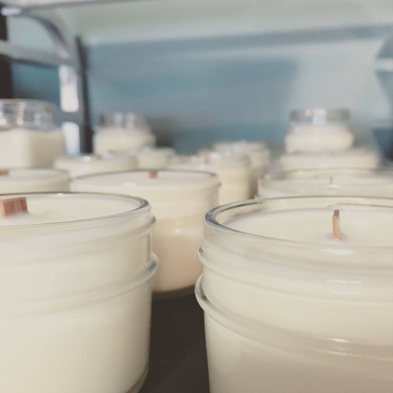 PICK 2 Wood Wick Mason Jar Soy Candle Gift Packaging Etsy