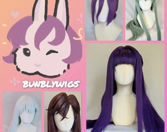 Encomendas de perucas artesanais para cosplay
