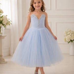ballerina long dress White long length ballet dresses for women Adult female professional ballet dance long tutu skirt stage ballerina show dance costume