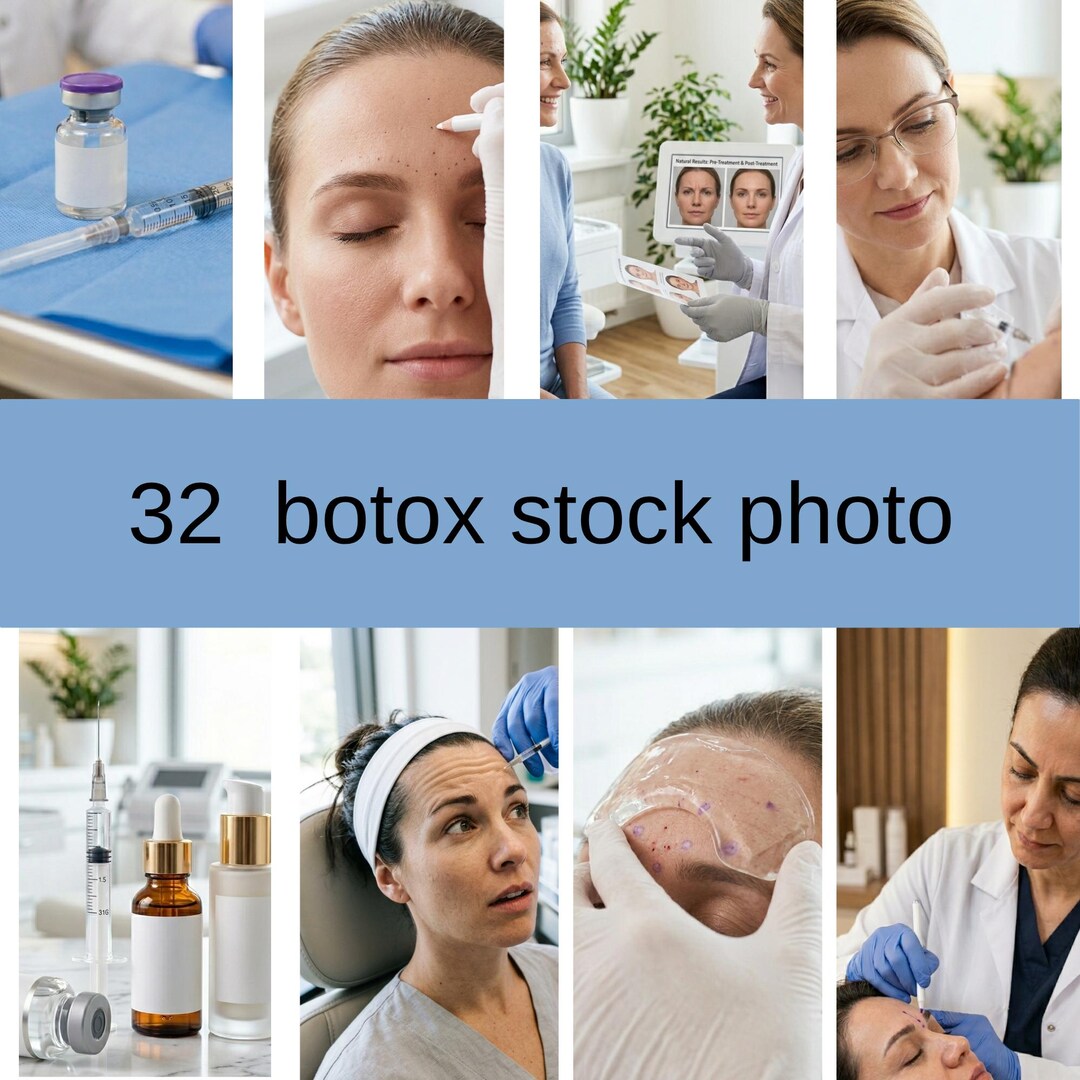 Botox Stock Photo for Aesthetics, Cosmetic Injectables Marketing Image ...