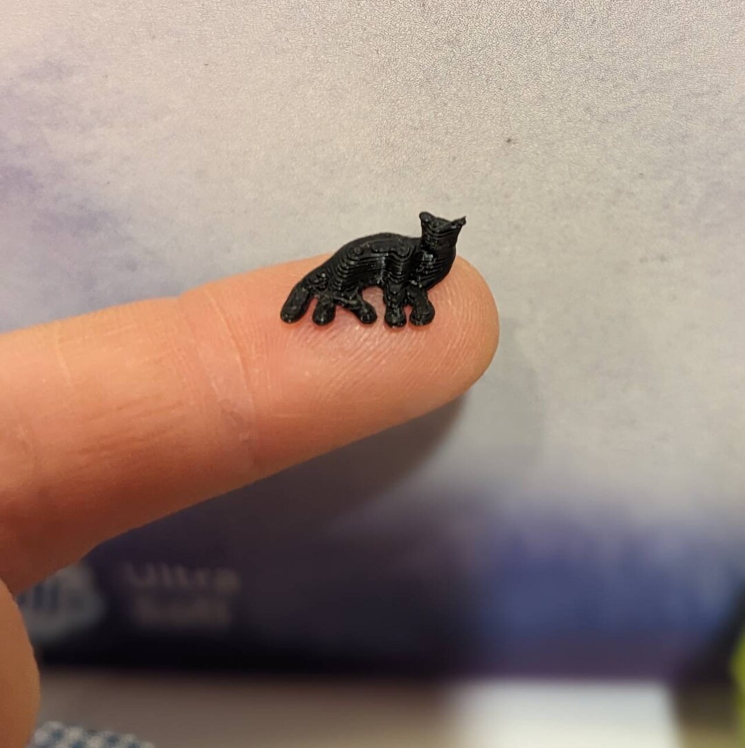 Miniature Black Cat 112th Scale Black Cat Doll House Cat. Etsy