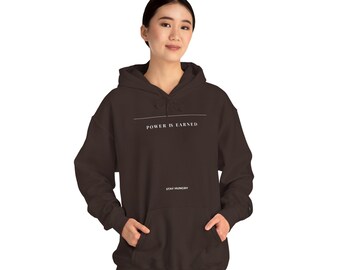 Felpa con cappuccio Grave & Glory Hades Clothing con grafica | Illustrazione di un teschio gotico | Citazione motivazionale