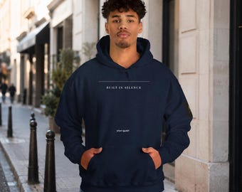 Felpa con cappuccio Aether Angel Graphic | Stampa gotica scura sul retro, pullover bianco | Citazione motivazionale