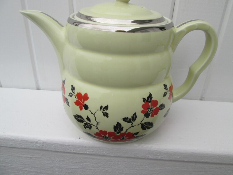 Vintage Hall/'s 1930/'s Red Poppy Daniel Coffee Pot 1930/'s