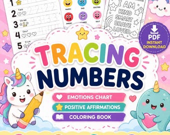 Number Tracing Worksheets 0–20 – Preschool Learning Activity (PDF Download)