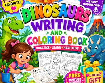 Animal Habitats Coloring Writing Book for Kids | Spring Learning Activity (PDF Download)
