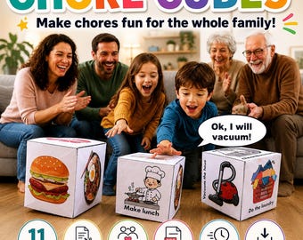 Printable Cubes (Digital PDF Download)