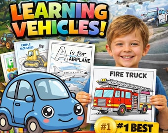 Vehicles Coloring Pages for Kids PDF Download