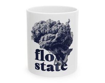 Flow State - Ceramic Mug, (11oz, 15oz)