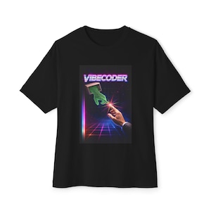 Camiseta Vibe Coder, Camiseta divertida para desarrolladores, Regalo para programadores de IA, Camiseta para ingenieros de software, Humor para programadores, Regalo para amantes de la tecnología, Camiseta Claude AI
