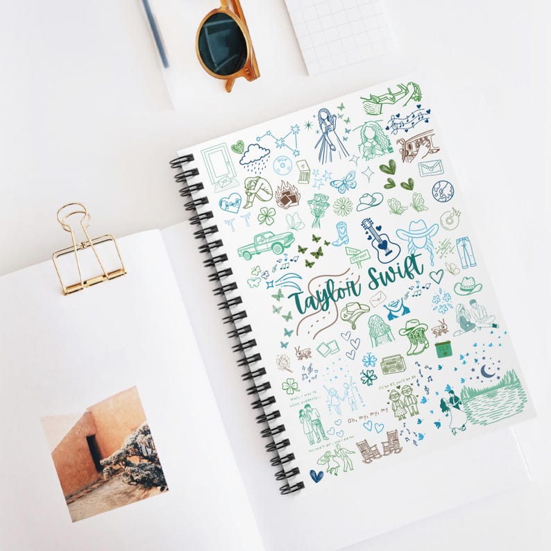 Swiftie Debut Era Spiral Notebook | Swiftie Country Debut Journal | Country Era Swiftie Spiral Notebook | Music Lover Gift image 4