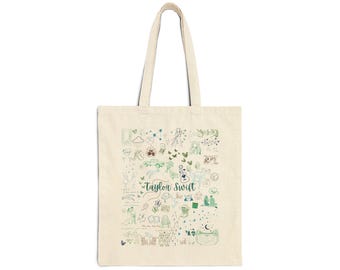 Swiftie Debut Era Canvas Tote Bag | Self-Titled Swiftie Tote | Country Taylor Gift | Vintage Swiftie Book Tote