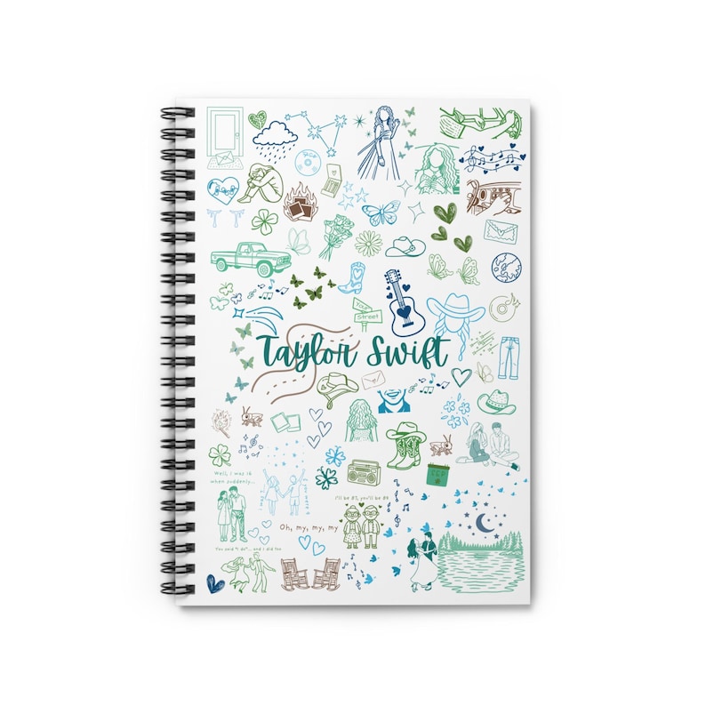 Swiftie Debut Era Spiral Notebook | Swiftie Country Debut Journal | Country Era Swiftie Spiral Notebook | Music Lover Gift image 1