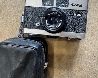 Cámara de película Rollei B35 Vintage de 35 mm - Estilo telémetro compacto (probada)