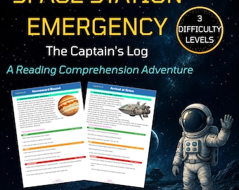 Raum Leseverstehen-Passagen | KS2 Englisches Geheimnis | Noten 2-5 · Jahr 3-6 | Druckbare PDF | 7-11 Jahre alt