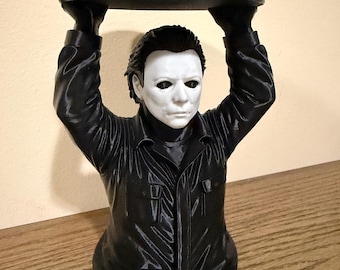 Michael Myers Inspired Candle Holder 3D Printed Horror Halloween Decor Spooky Slasher Gift