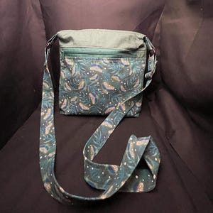 Bolso bandolera Dragonfly verde oscuro