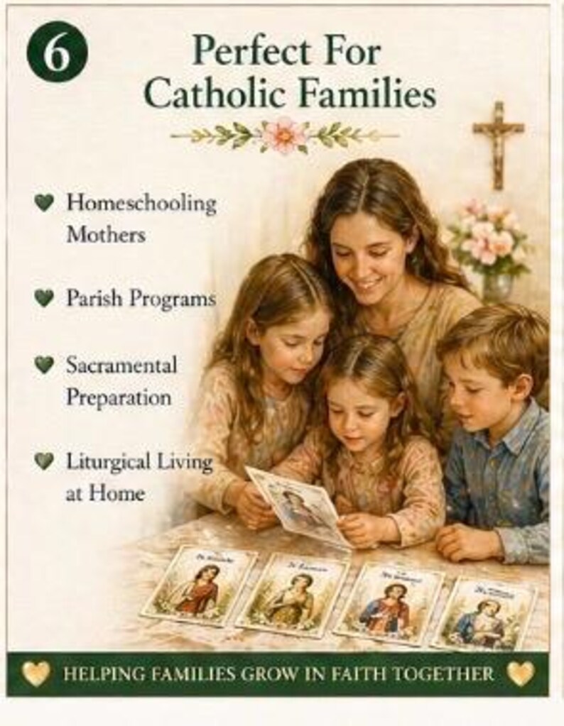 Spring Catholic Catholic Spring Saint Cards Digital - Etsy