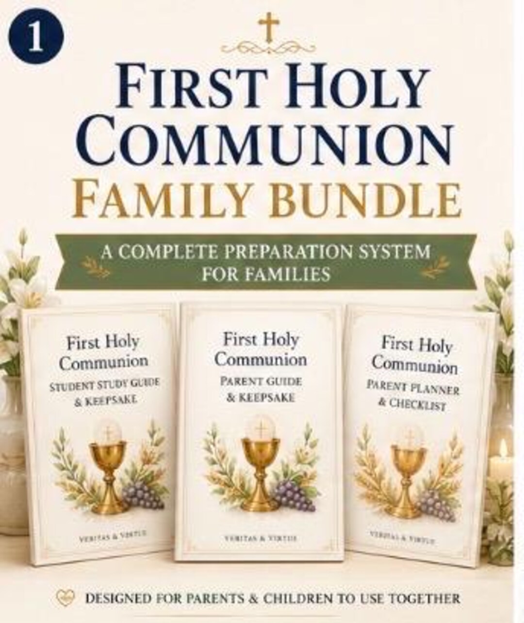 First Holy Communion Family Bundle, Catholic Preparation System ...