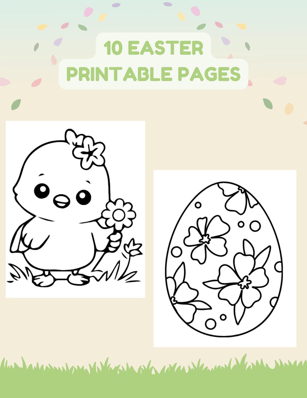 Easter Coloring Pages | Printable for Kids | Fun Easter Activity Sheets ...