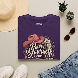 Pour Yourself a Cup of Ambition Shirt, Dolly Parton 9 To 5 Tee, Country Music Lover Gift, Coffee Lover Shirt image 18