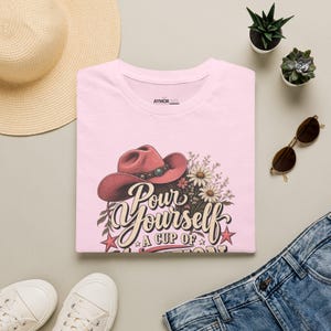 Pour Yourself a Cup of Ambition Shirt, Dolly Parton 9 To 5 Tee, Country Music Lover Gift, Coffee Lover Shirt image 10