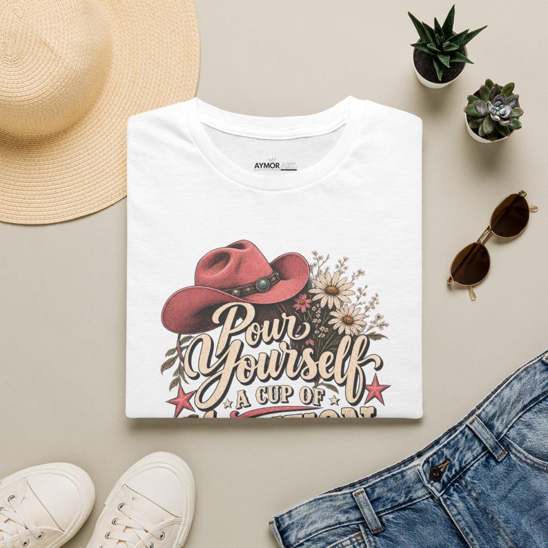 Pour Yourself a Cup of Ambition Shirt, Dolly Parton 9 To 5 Tee, Country Music Lover Gift, Coffee Lover Shirt image 4