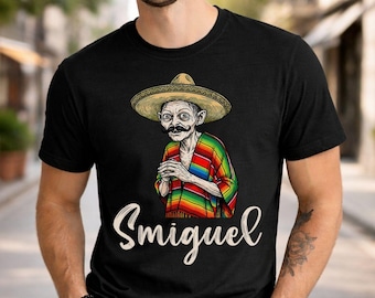 Smiguel Mexicaanse grappige T-shirt, Mexicaanse sombrero meme T-shirt, Cinco De Mayo-shirt, Hispanic Humor Gift, Fiesta Culture Graphic