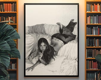 Aesthetic Tate McRae Poster | Timeless Pop Music Editorial Wall Art | Indie Dance Fashion Print | Trendy Feminine Room Decor Gift For Fans