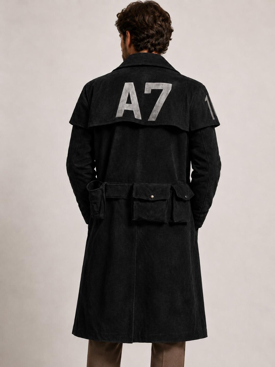 NCR Ranger Duster Coat | Fallout New Vegas Inspired A7 Suede Leather ...