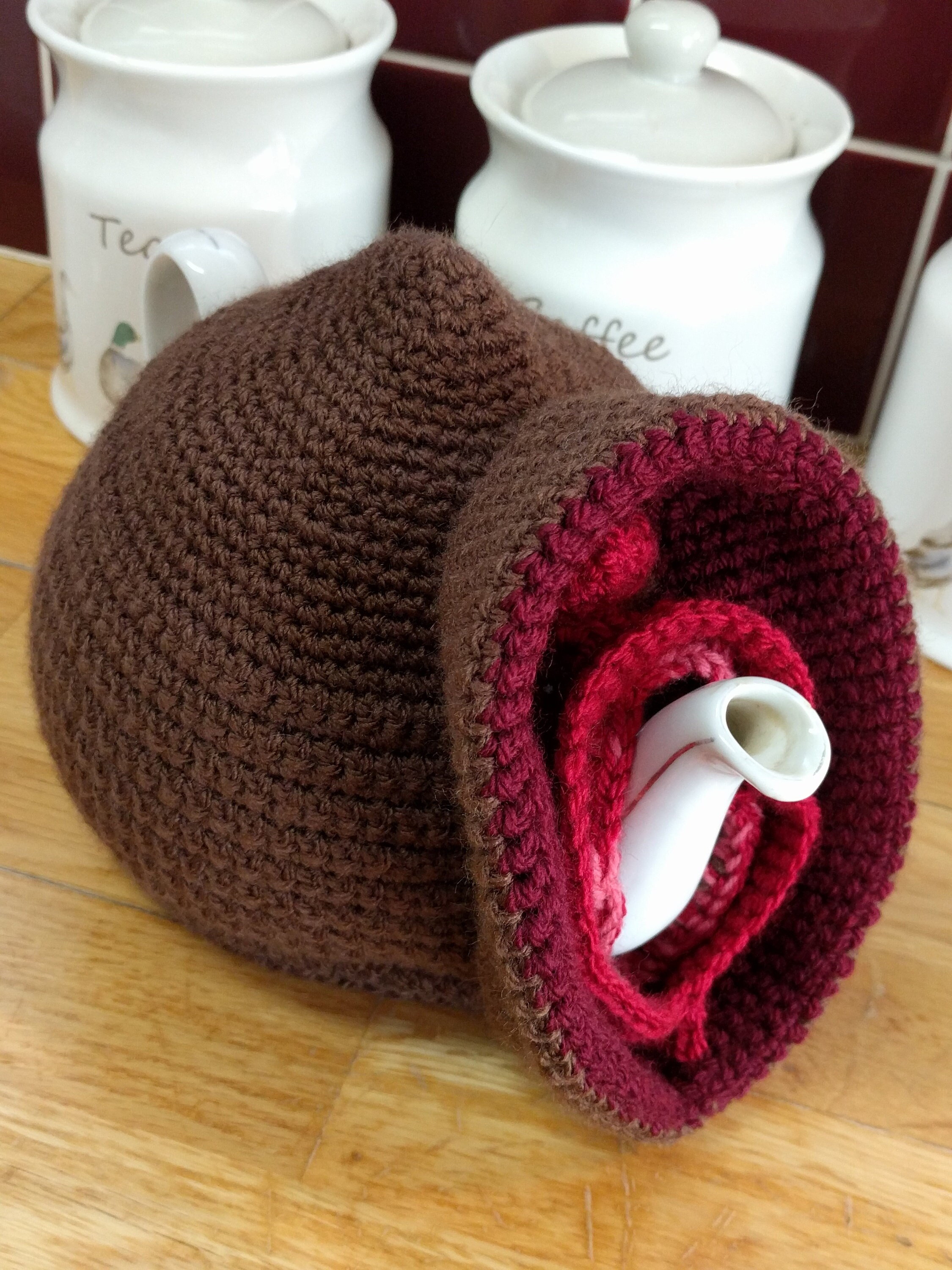 Vulva/Vagina tea cosy. Handmade. Etsy