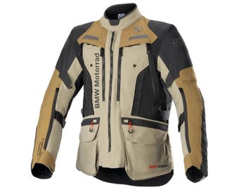 BMW Motorrad Adventure Touring Jacket, Men CE Armored Textile Motorcycle Riding Gear
