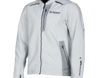 Klim Grey Mesh Motorcycle Jacket – Lightweight Breathable Riding Jacket, Adventure Touring Moto Coat