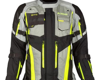 Klim Badlands Pro Adventure Touring Jacket, Men CE Armored Textile Motorcycle Riding Gear