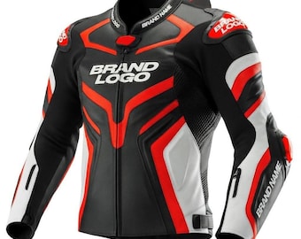 Custom Motorcycle Jacket Men's: Biker Motorbike Leather Racing Jacket Men