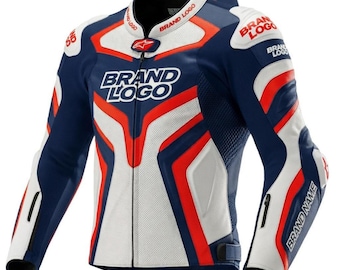 Custom Motorcycle Jacket Men's: Biker Motorbike Leather Racing Jacket Men