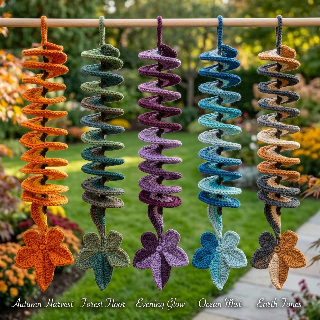 35 Spiral Crochet Patterns for Intricate, Giftable Makes 16 Crochet Wind Spinner