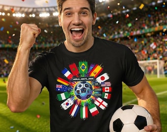 World Hosts 2026 T-Shirt: North American Protocol Soccer Developer Tee, Homelab Server Node, ULTIMATE Techwear Football Shirt CC1717