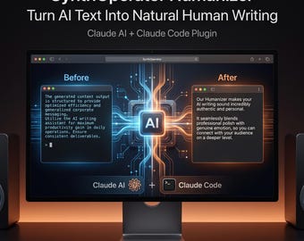 AI Text Humanizer for Claude Code & Web | Claude AI Plugin Skill to Bypass AI Detection, Clean Writing Style for Authors, Blogs and Creators
