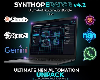 n8n Automation OS | 27,400+ Workflows, 15 AI Agents (Claude, OpenAI) | B2B Lead Gen  & Marketing System 2026