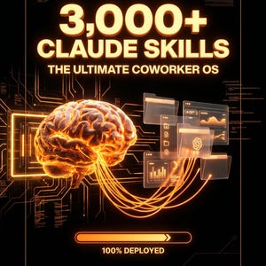 3000+ Claude-Fähigkeiten: KI-Code-Automatisierung, Business-Prompts, Projekte & Coworker-System | SynthOperator OS v2