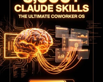 3000+ Claude Skills: AI Code Automation, Business Prompts, Projects & Coworker System | Expert Systems, SaaS, Marketing |  HR