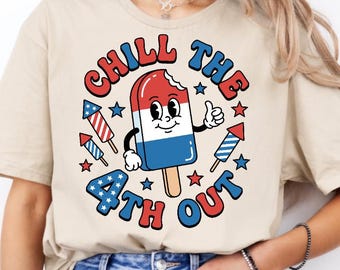 Chill The 4th Out Shirt, Kids 4th of July Shirt, USA Kids Summer Shirt, Boys 4th of July Shirt, Patriotic Kids Shirt, Cute July 4th Shirt