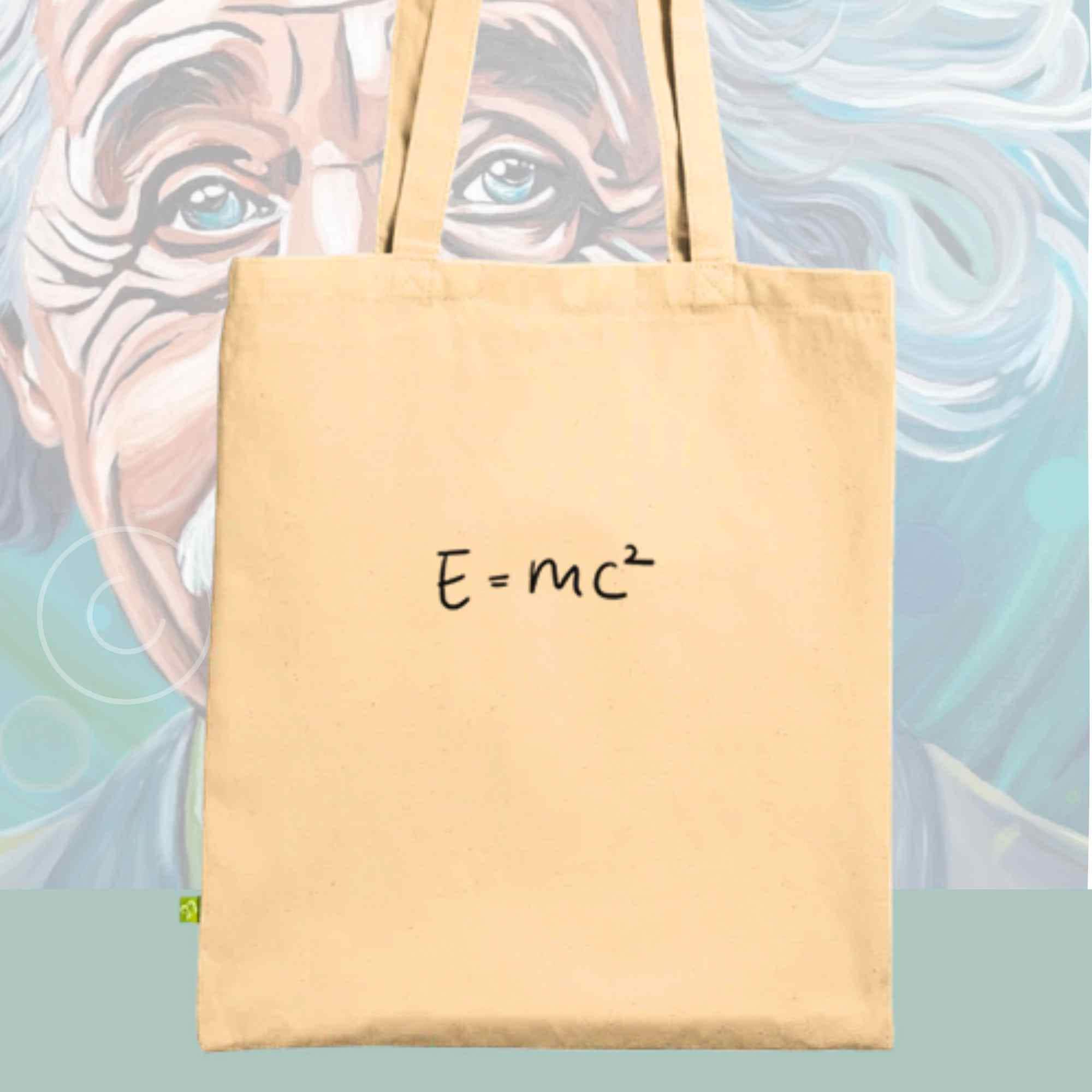Sac Fourre-tout En Tissu Albert Einstein - Portrait Du Scientifique - Neuf