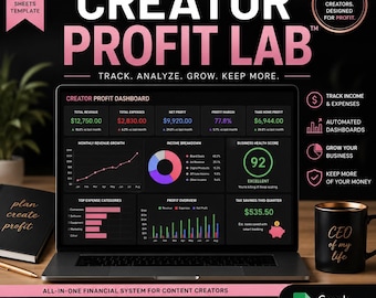 Dashboard finanziaria per creatori di contenuti / Monitoraggio dei guadagni UGC / Pianificatore di budget per influencer / Monitoraggio delle spese / Fogli Google