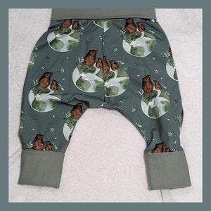 Solus Clothes Pantaloni Grow-With-Me / Cotone organico fatto a mano / Gender Neutral / 6-24 Mesi / Moda elegante e sostenibile per neonati e bambini piccoli