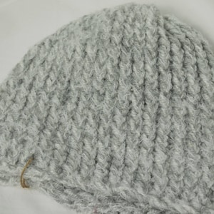 Chunky Knit beanie hat. Small Mens, Womens, Teens. Handmade in the UK. Ready to Ship.