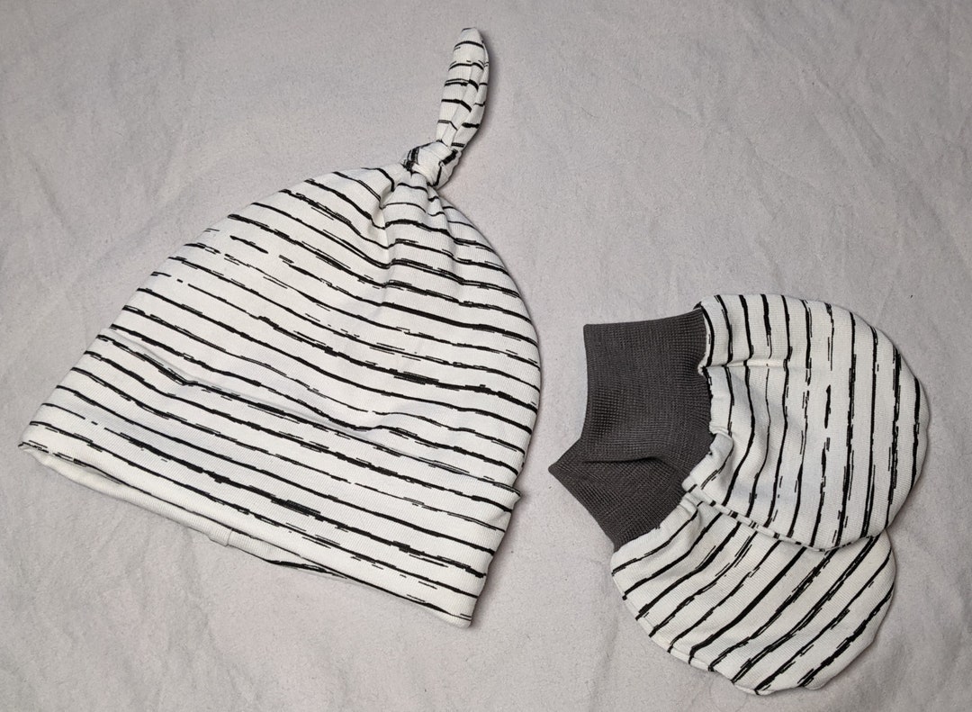 Gender Neutral Hat and Mittens Setnewborn Gift Baby Shower Etsy