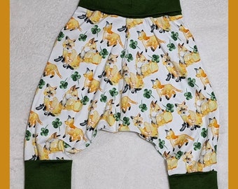 Solus Clothes Handmade Grow-With-Me Style Pants | Organic Cotton | 6 Months to 4 Years | Handmade in the UK | Ready to Ship"